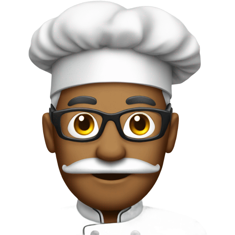 Chef wearing a snorkel emoji