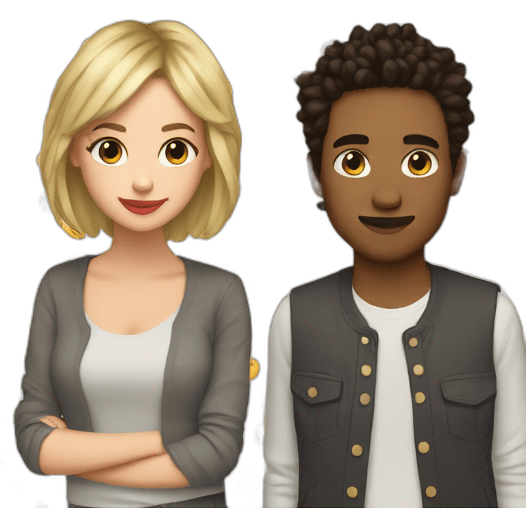 Taylor and Travis emoji