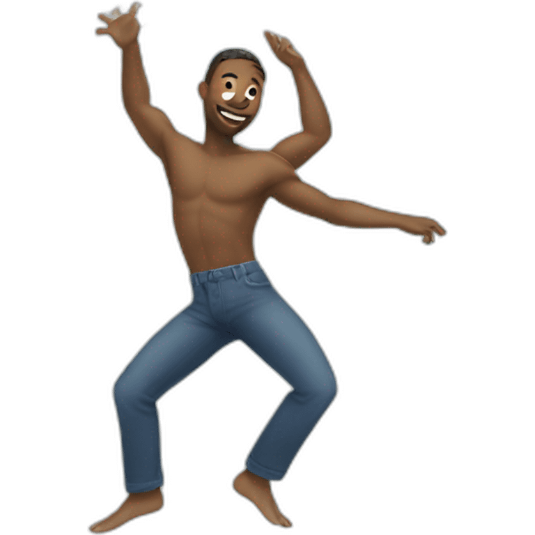 Man dancing in shower  emoji