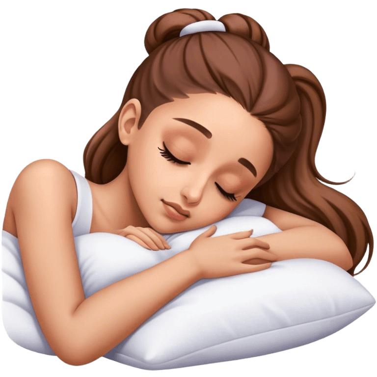 Ariana Grande sleeping emoji