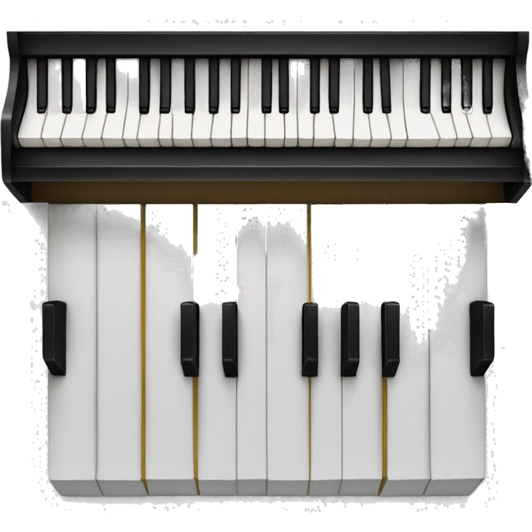 Piano keys emoji