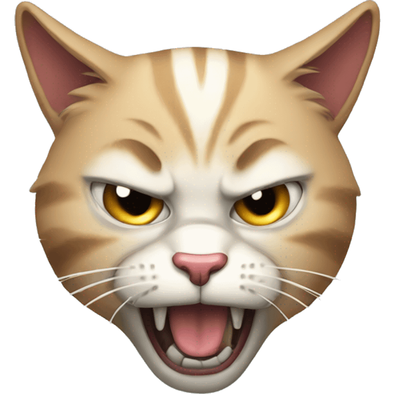 Mad cat emoji