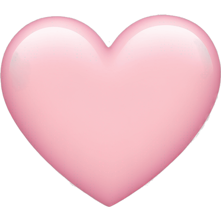 light pink heart emoji