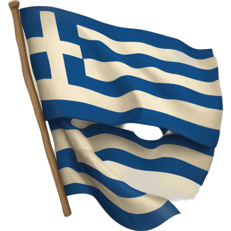 Old Greek flag emoji