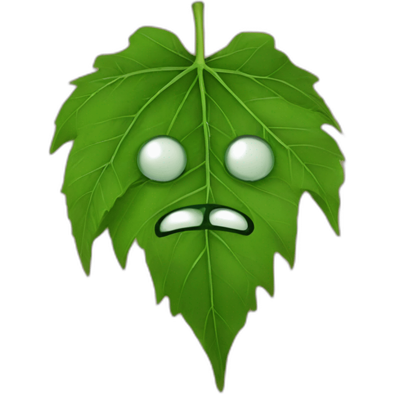 vine leaf with eyes that reist to every attacks emoji