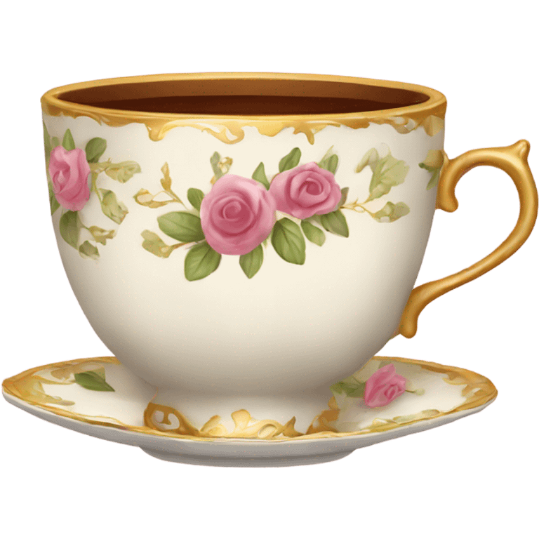 Fancy tea cup emoji