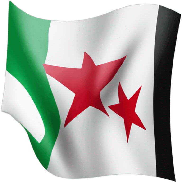 Independent Syria flag emoji