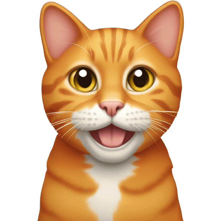 Orange cat emoji