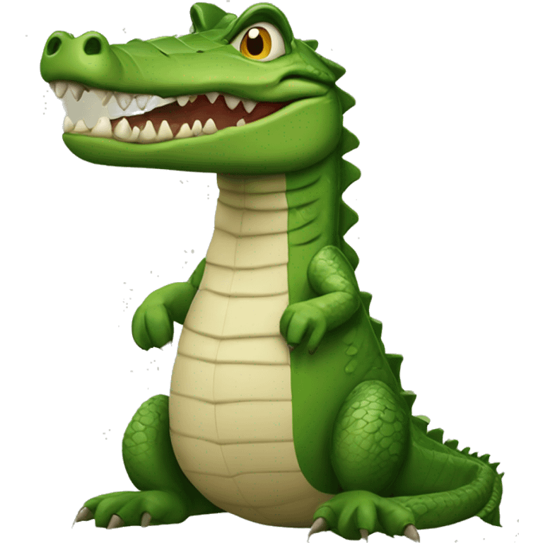 crocodile with a hoodoo emoji