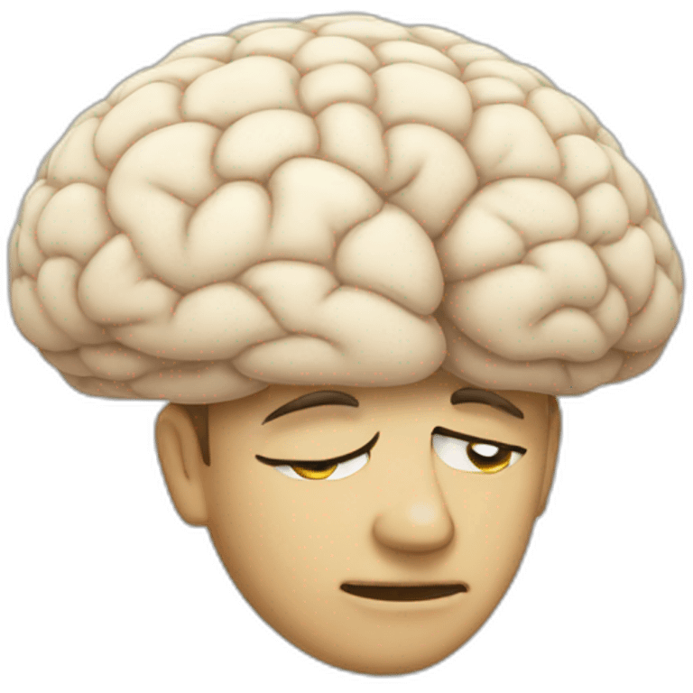 big brain emoji