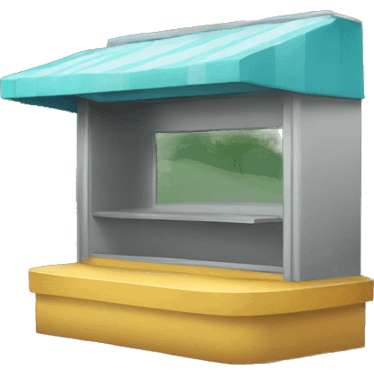 Empty kiosk emoji