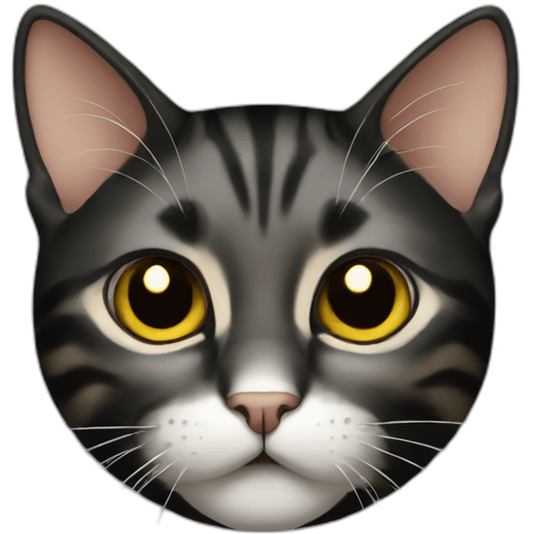 cat black gold emoji