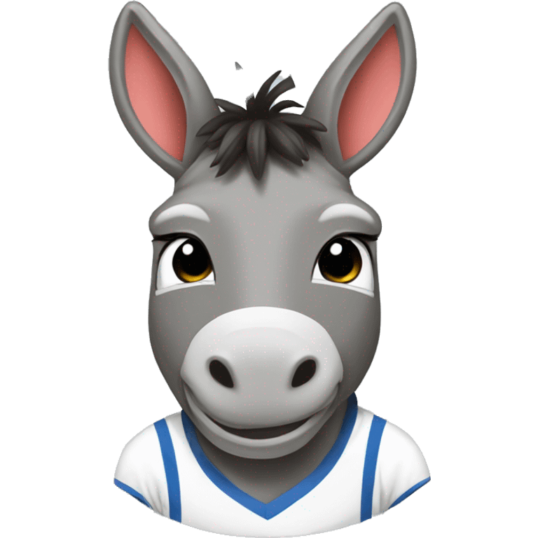 Donkey wears Elzamalek shirt emoji