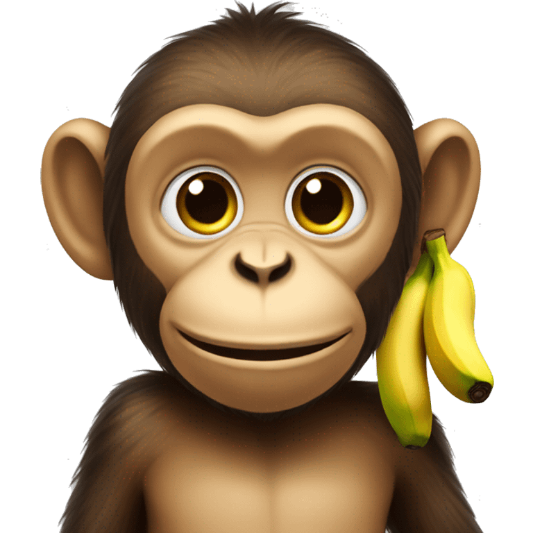 monkey with a bananas emoji