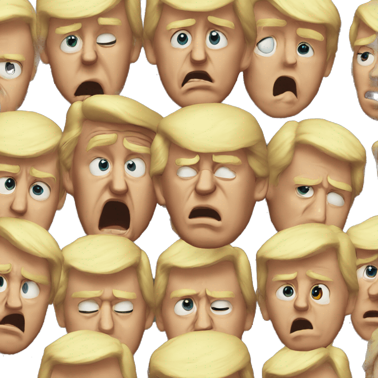 donald trump crying emoji