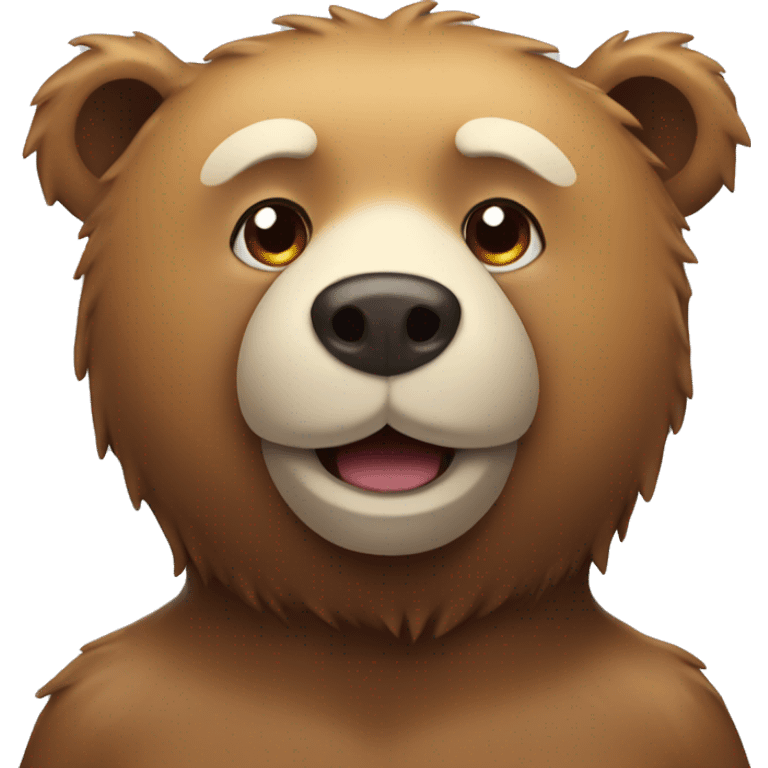 bear with swimming appeal emoji