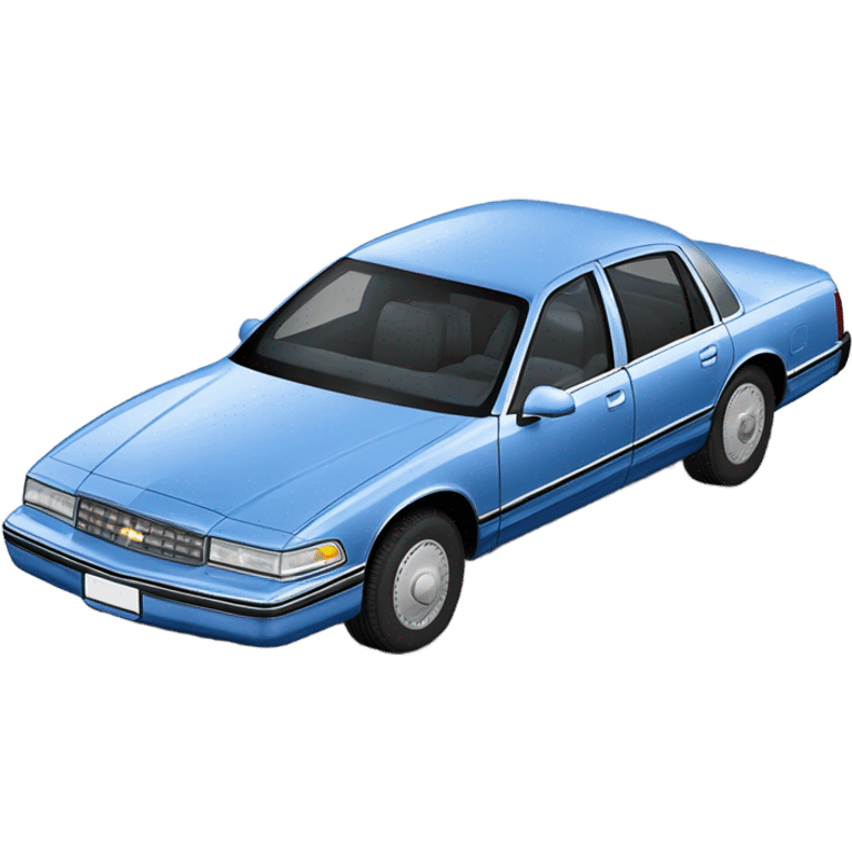 chevrolet caprice classic 1993 sedan blue emoji