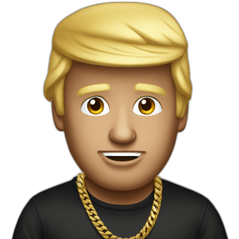 donald trump rapper emoji