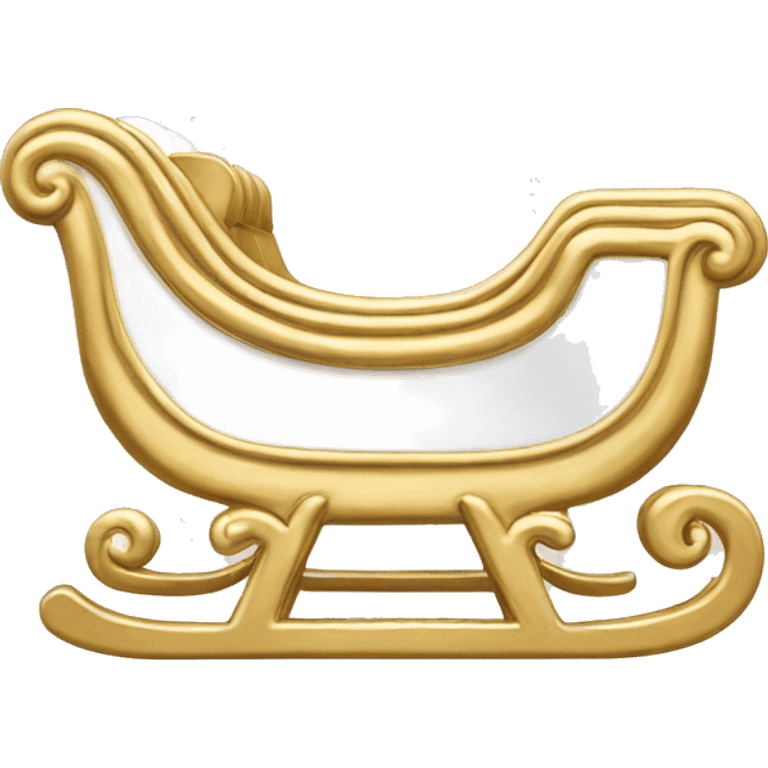 Chanel logo Sleigh Chanel gold and white emoji