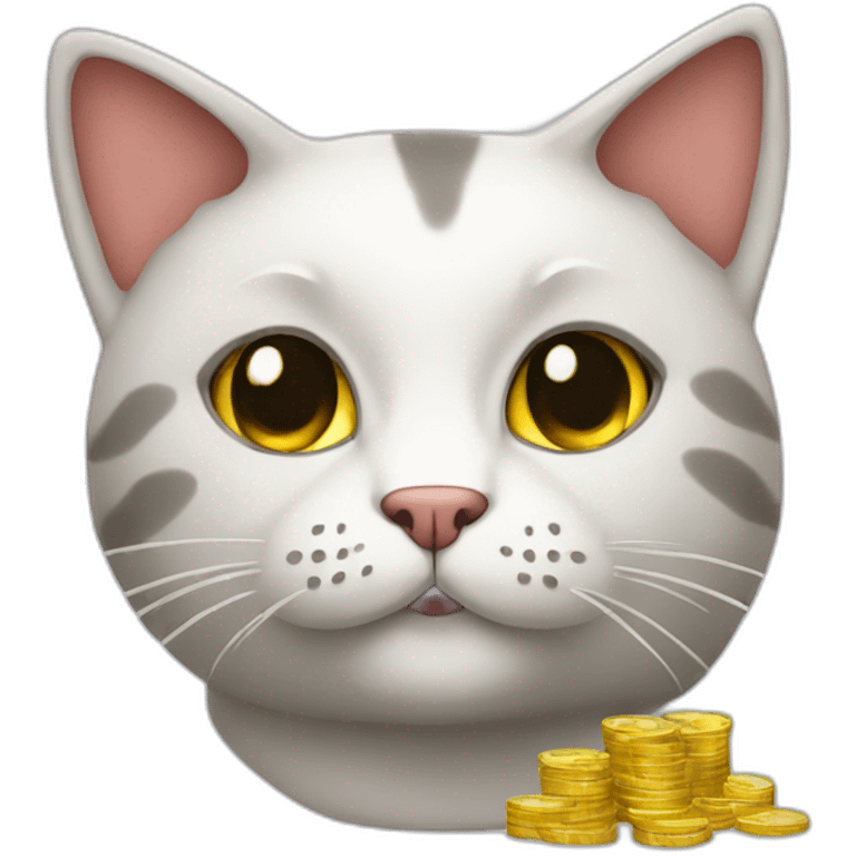 Money cat emoji