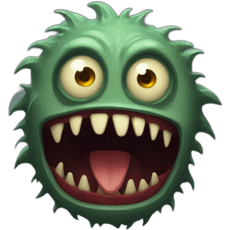 Scary monster emoji