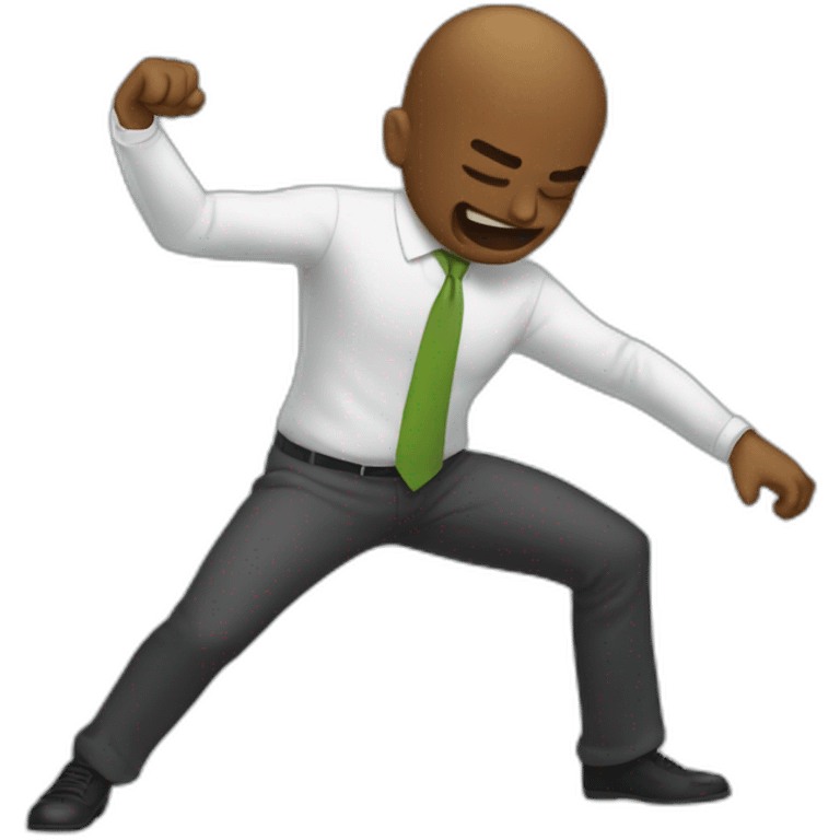 finance bro aggressively dabbing emoji