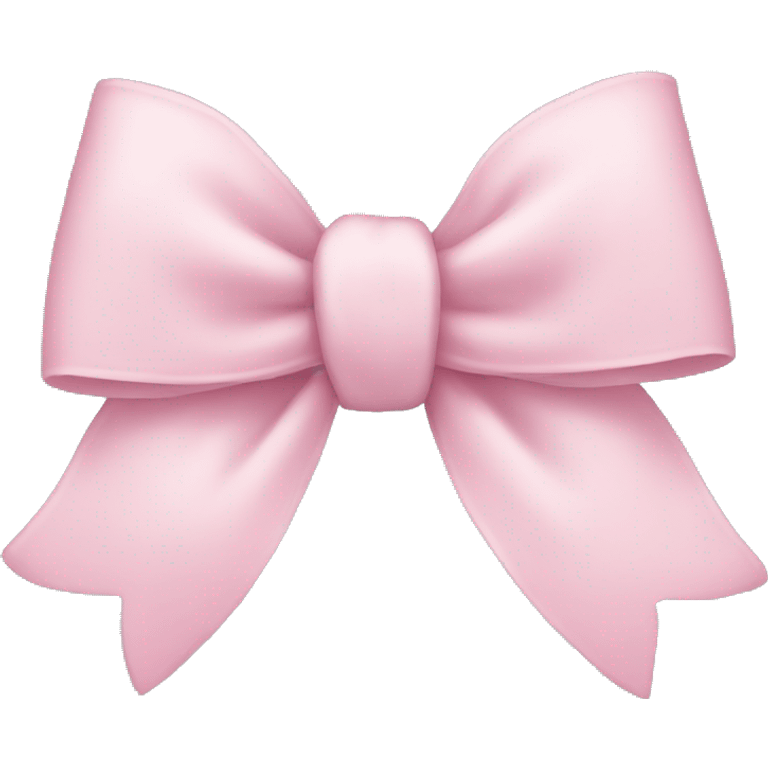 Light pink bow emoji