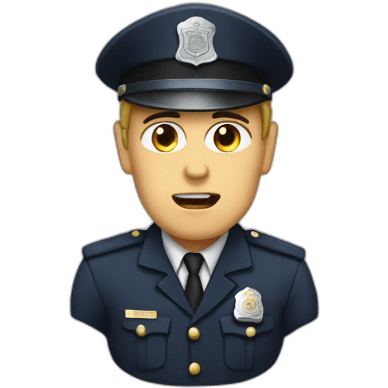 Complains officer emoji