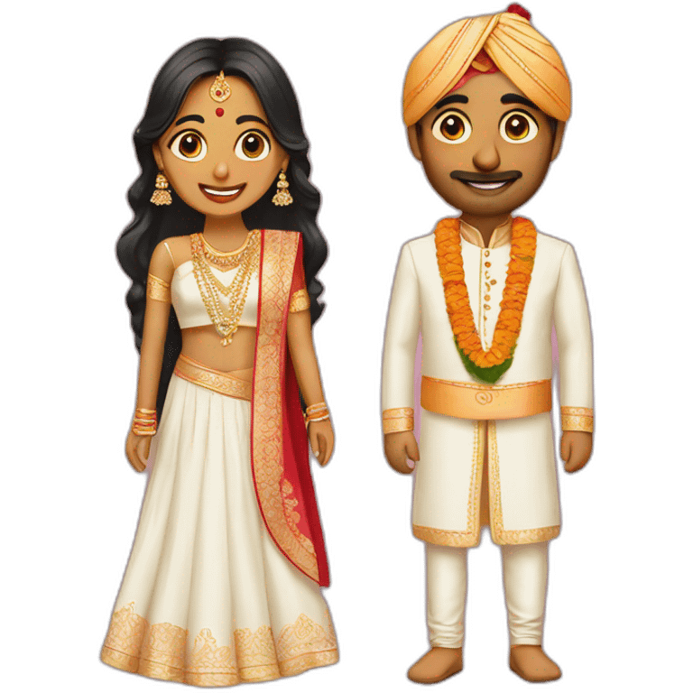 Indian wedding emoji