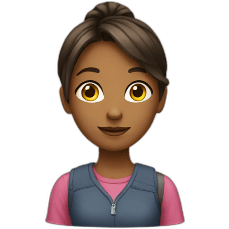 Homework girl emoji