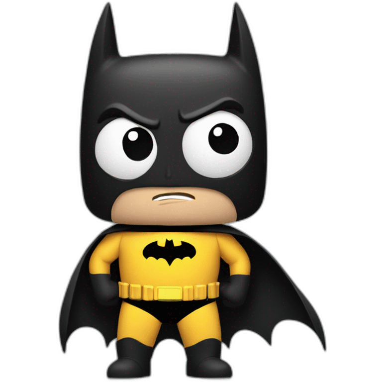 batman shrugging shoulders in confusion emoji