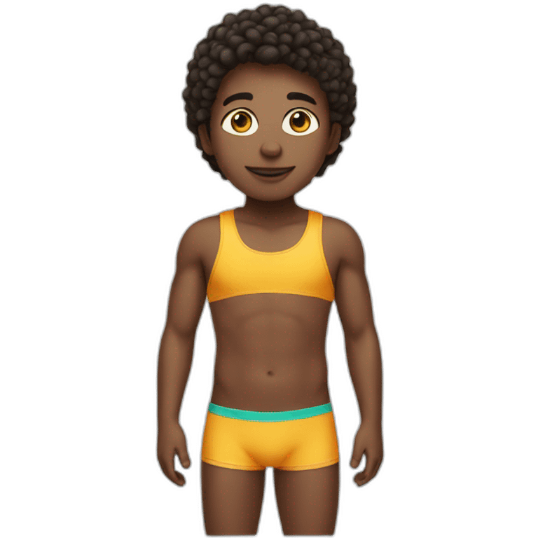 Boy in swimsuit emoji