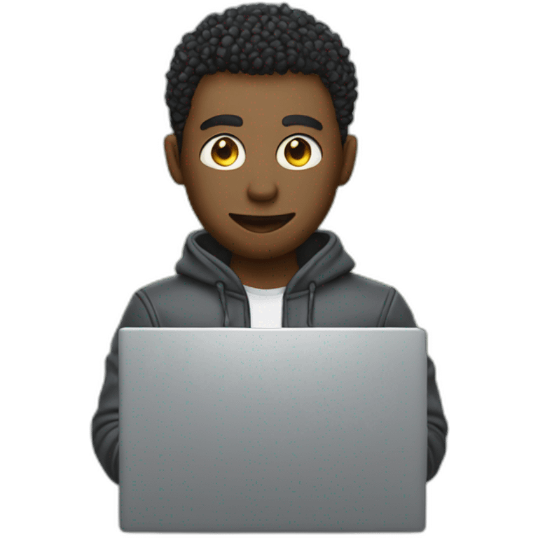 cyber guy with laptop emoji