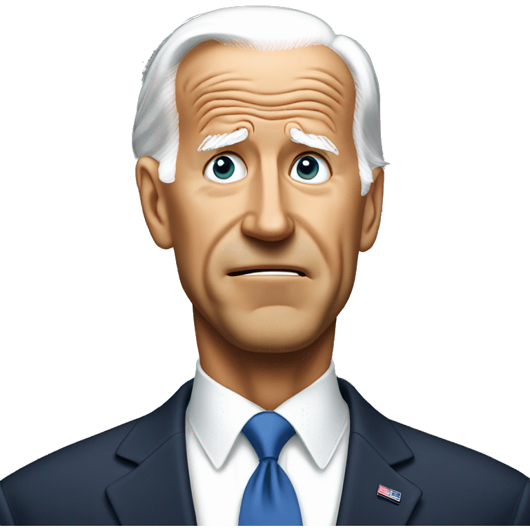 Biden confused emoji