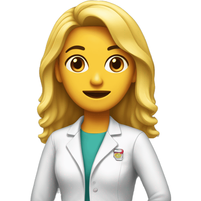 Chica odontóloga  emoji