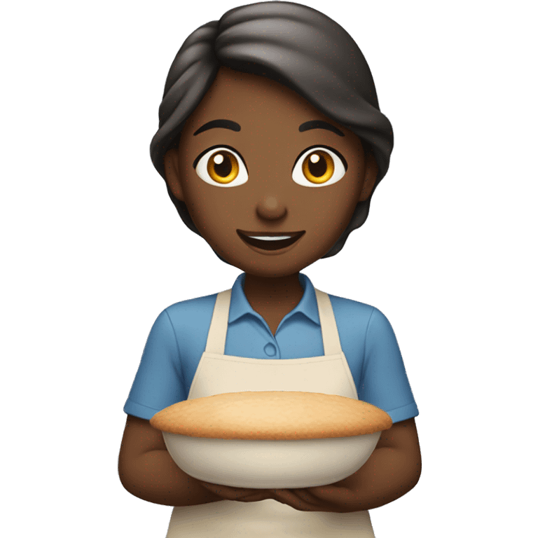 Girl baking emoji