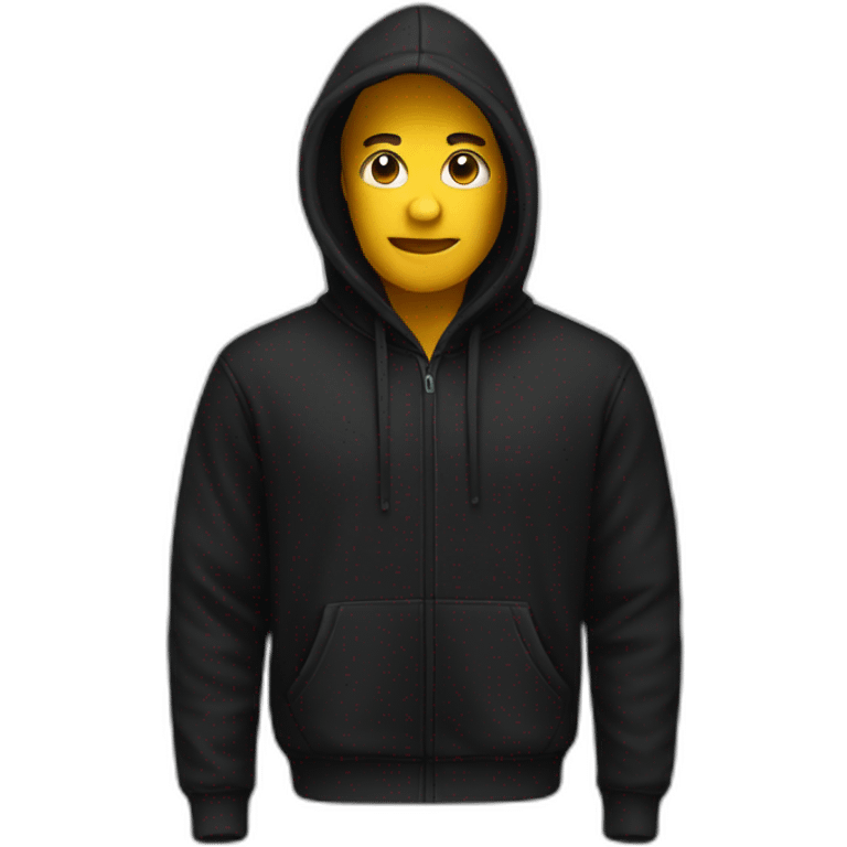 BLACK HOODIE emoji