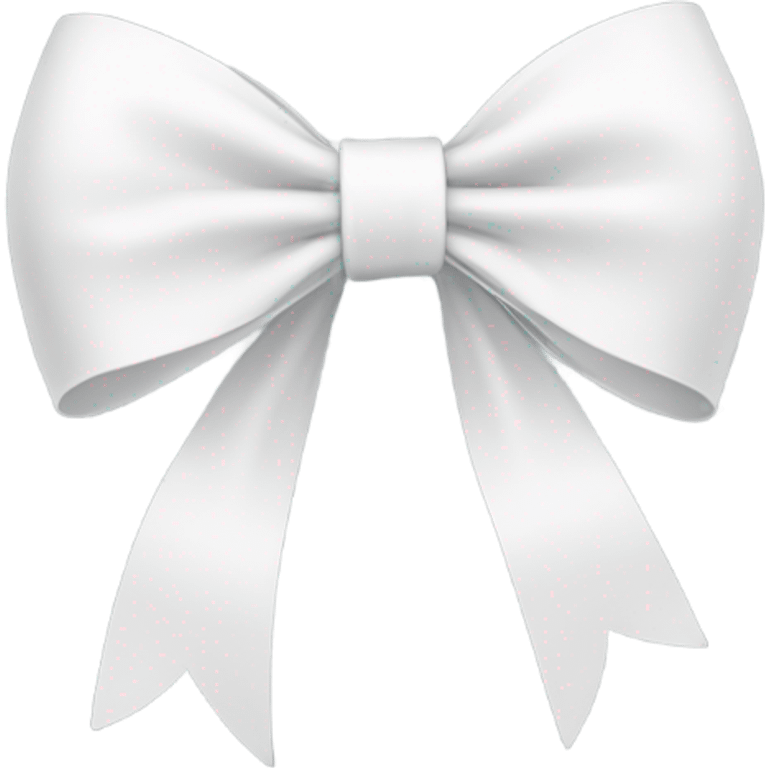 white bow emoji