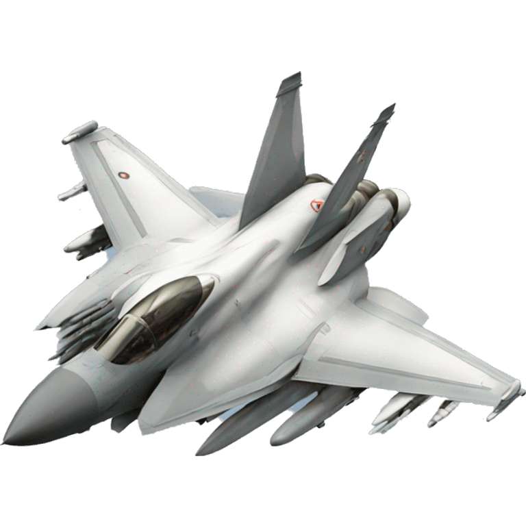 A fighter jet emoji