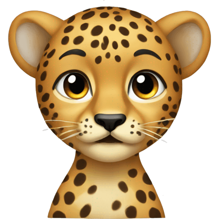 Cheetah bow emoji