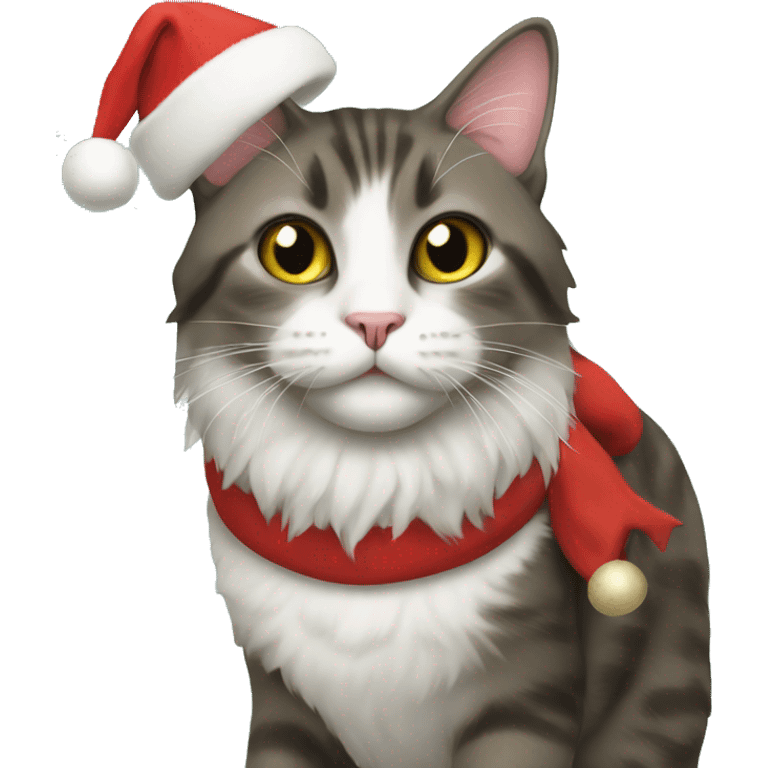 Cat Christmas  emoji