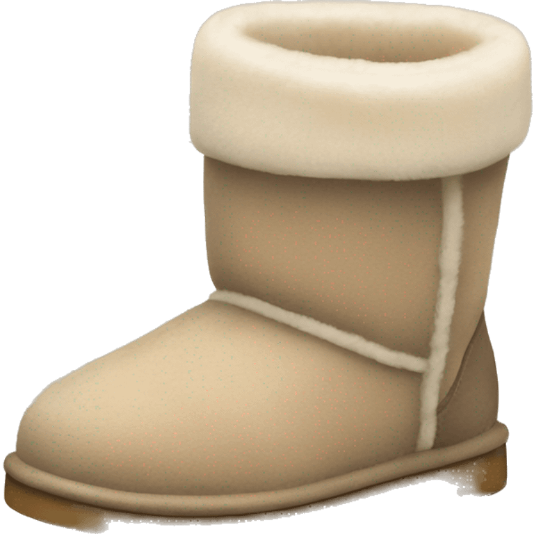 Beige Ugg slippers emoji