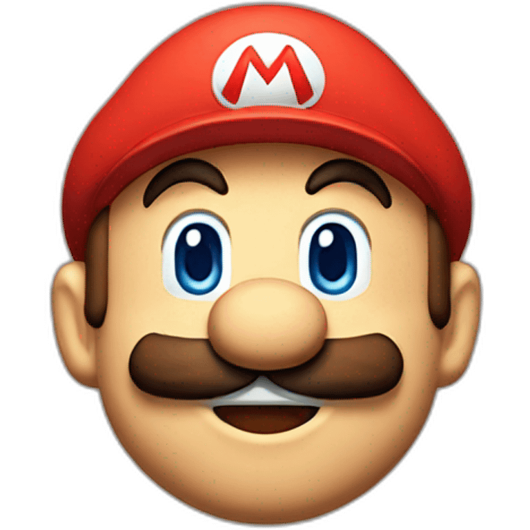 happy mario crying emoji