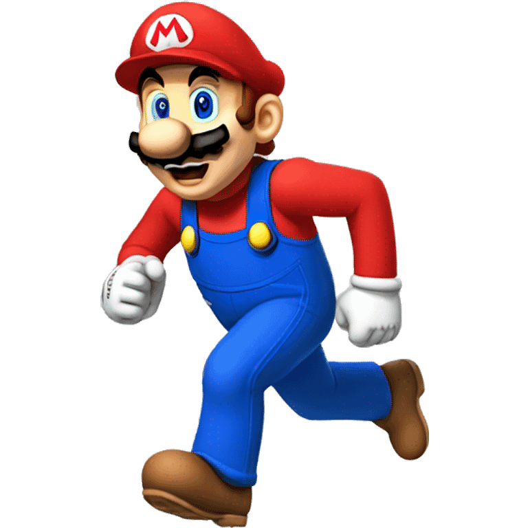 Mario running emoji