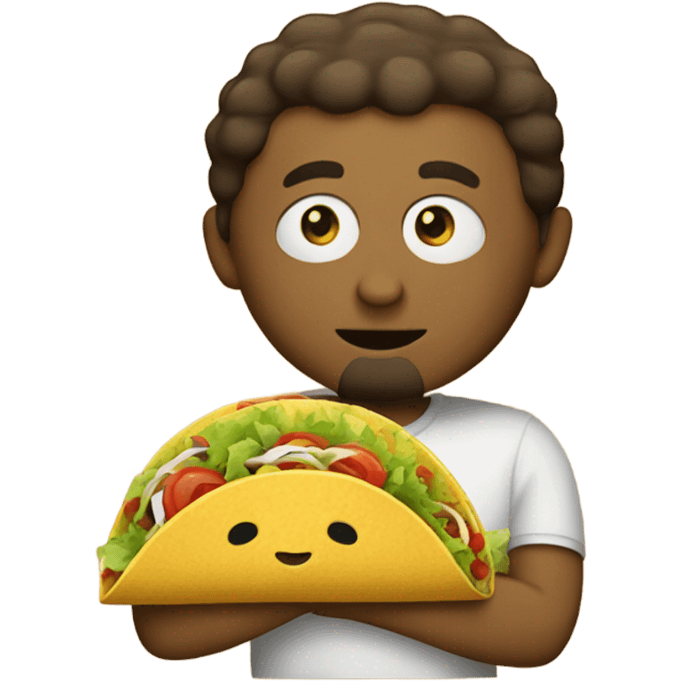 Taco eating a taco  emoji