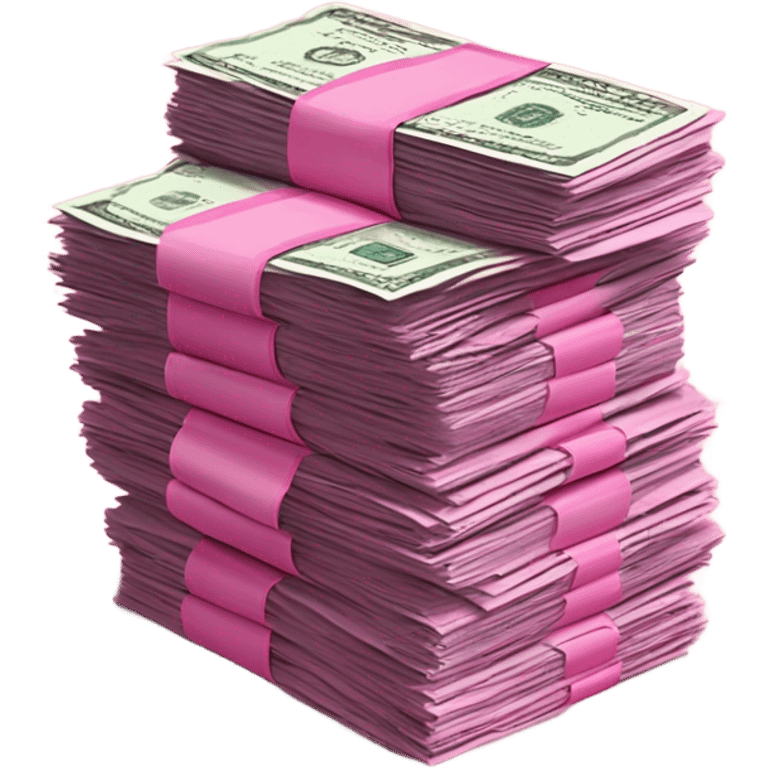 Pink money emoji