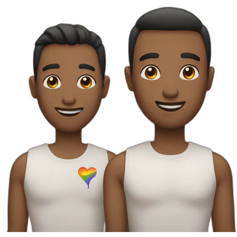 A gay couple emoji