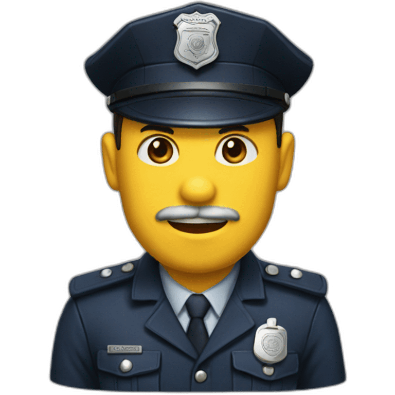 Rex chien policier emoji