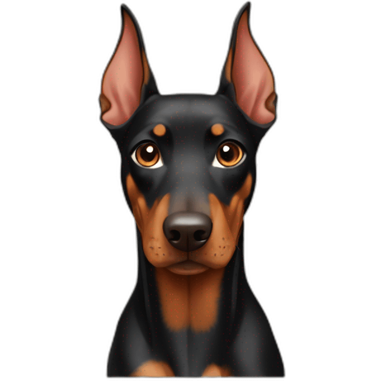 Doberman pinscher emoji