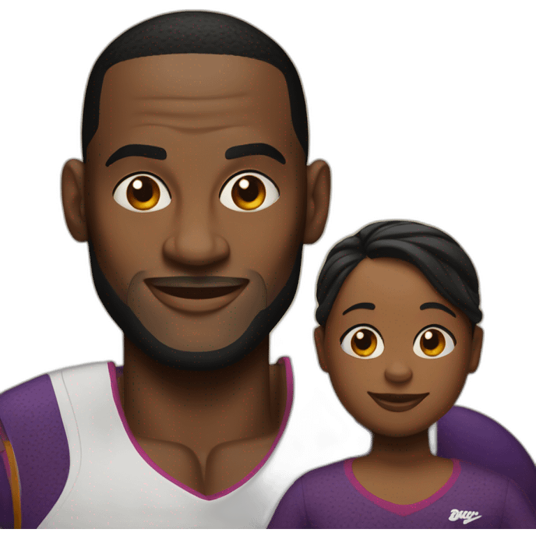 mom with lebron james emoji